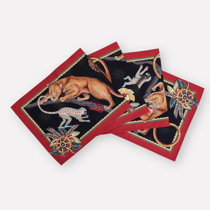 Monkey Tales Satinette Runner in Night