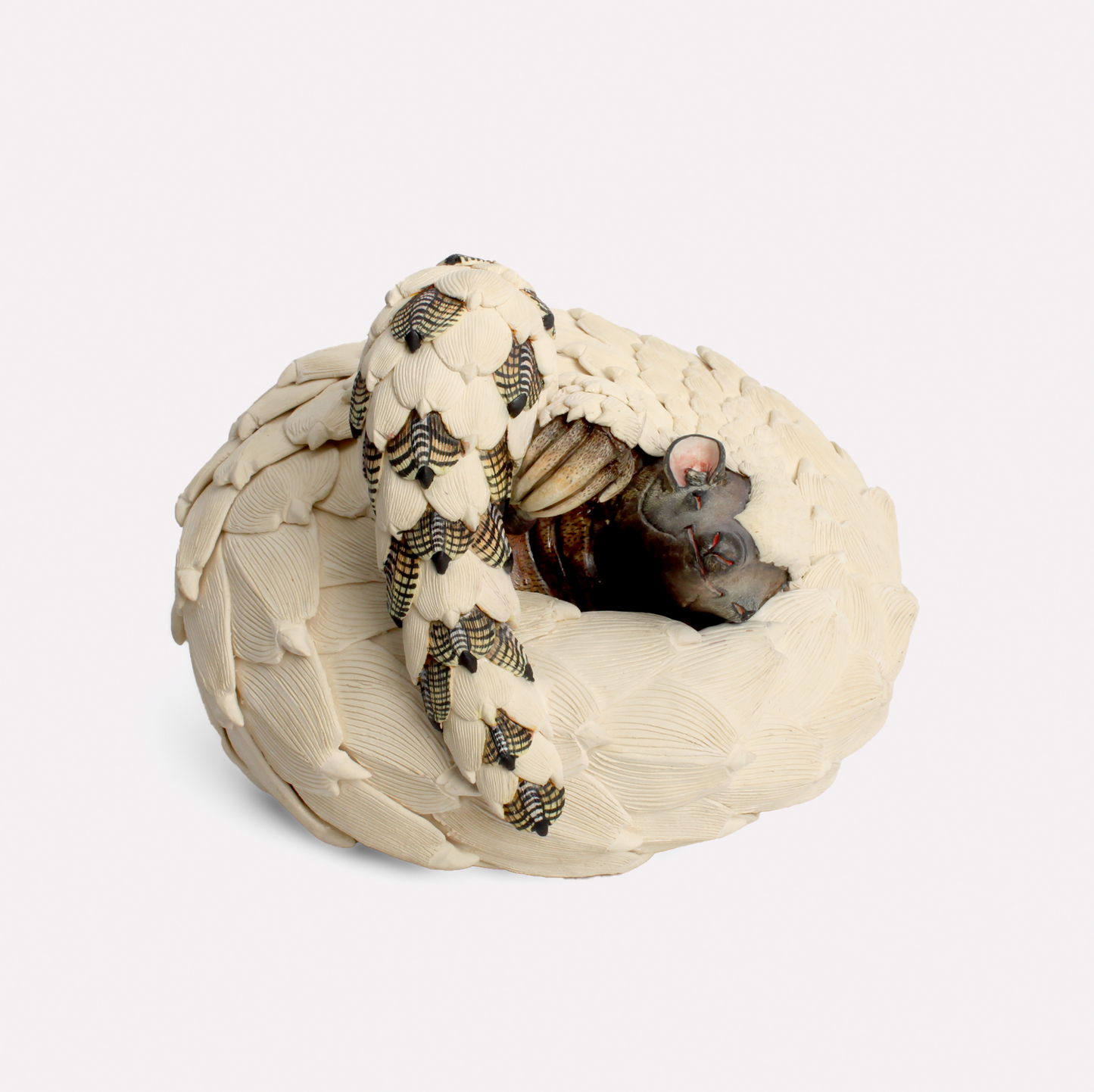 Pangolin and Pango-pup Sculpture