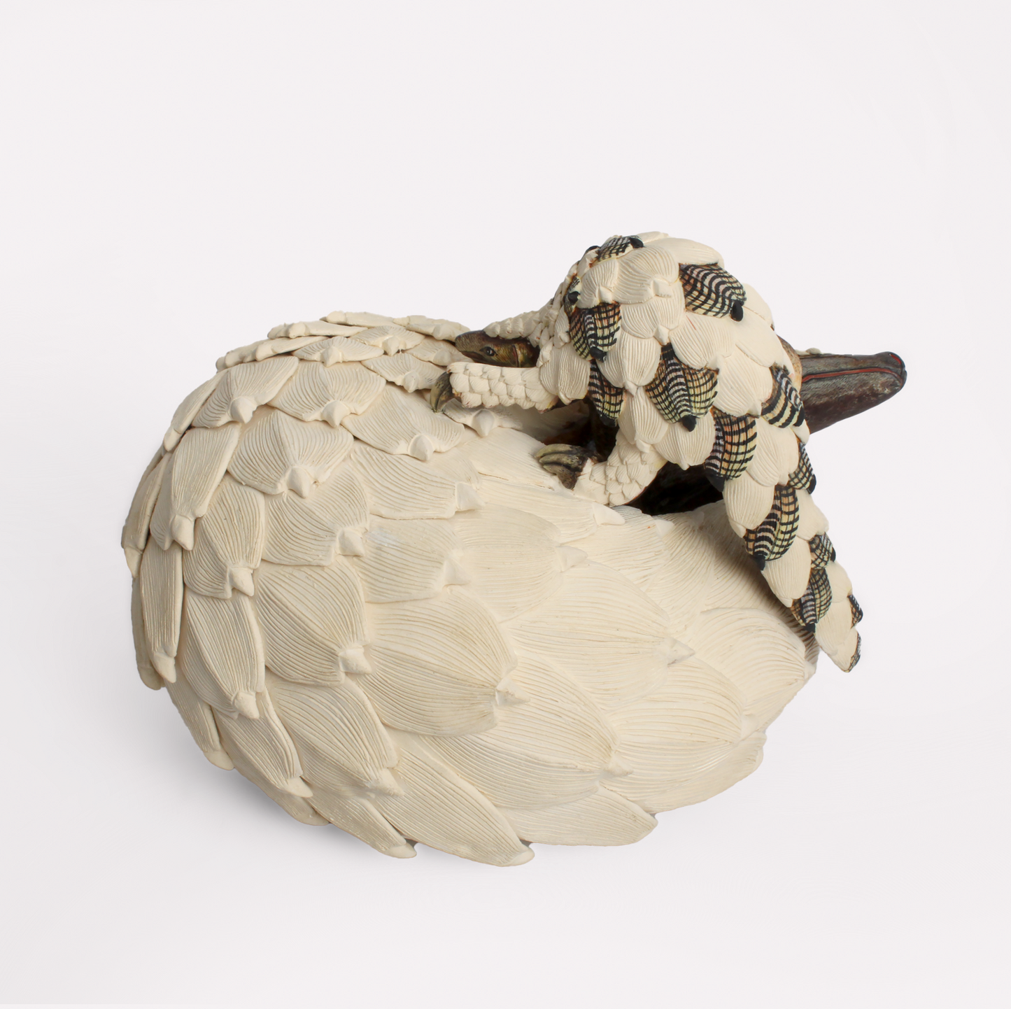 Pangolin and Pango-pup Sculpture