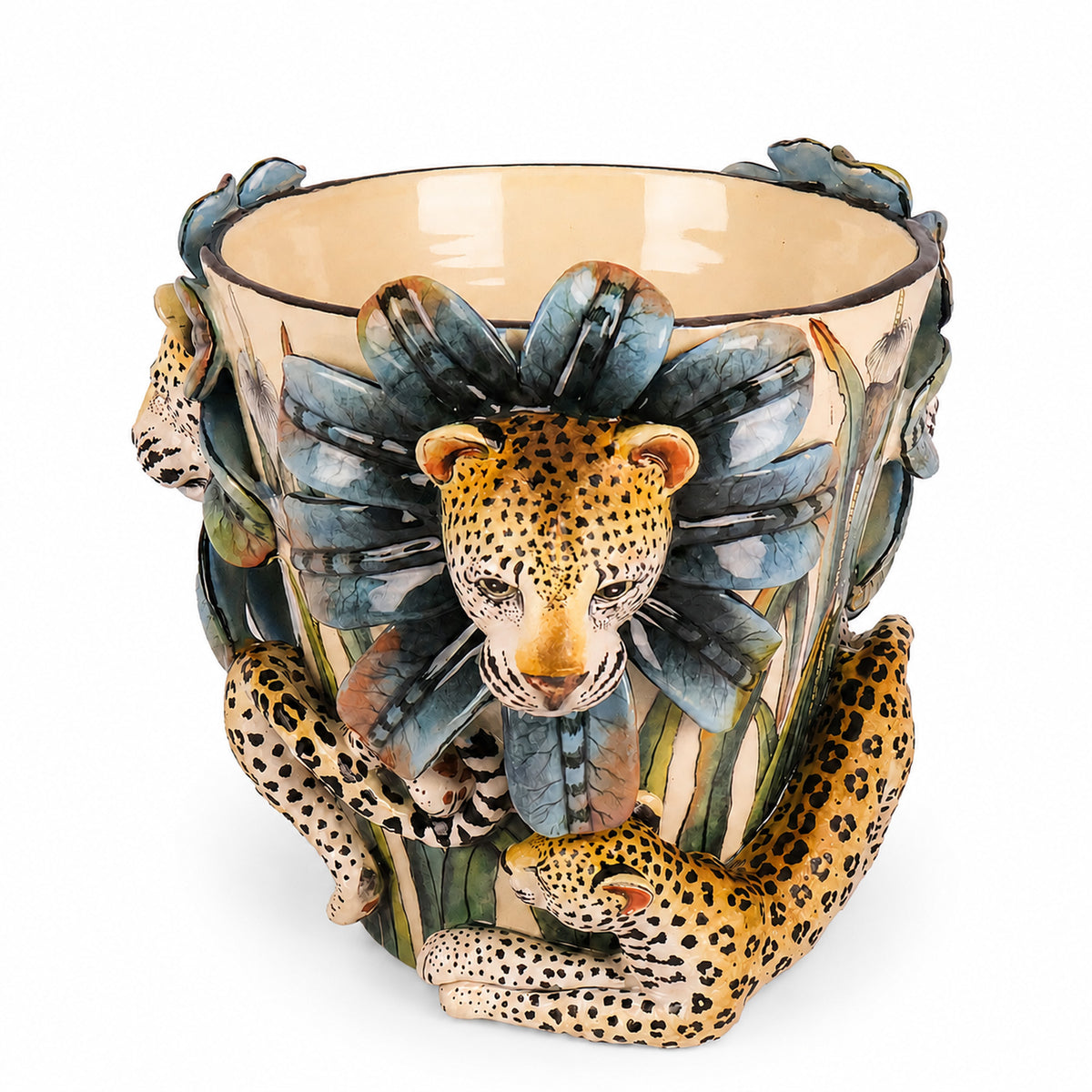 Leopard Orchid Planter