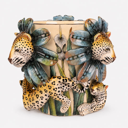 Leopard Orchid Planter