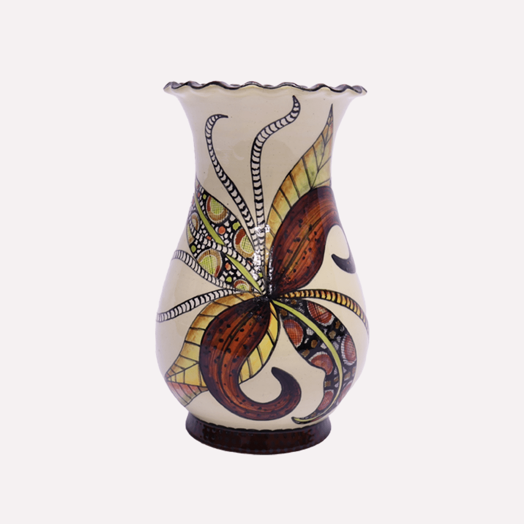Weaver Bird Plain Vase