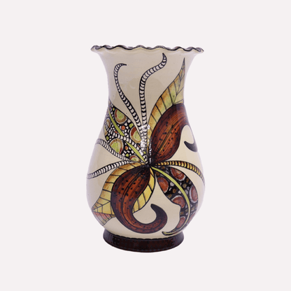Weaver Bird Plain Vase