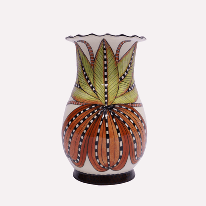 Weaver Bird Plain Vase