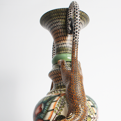 Leopard Large Vase