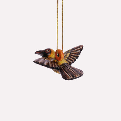 Masked Weaver Ornament