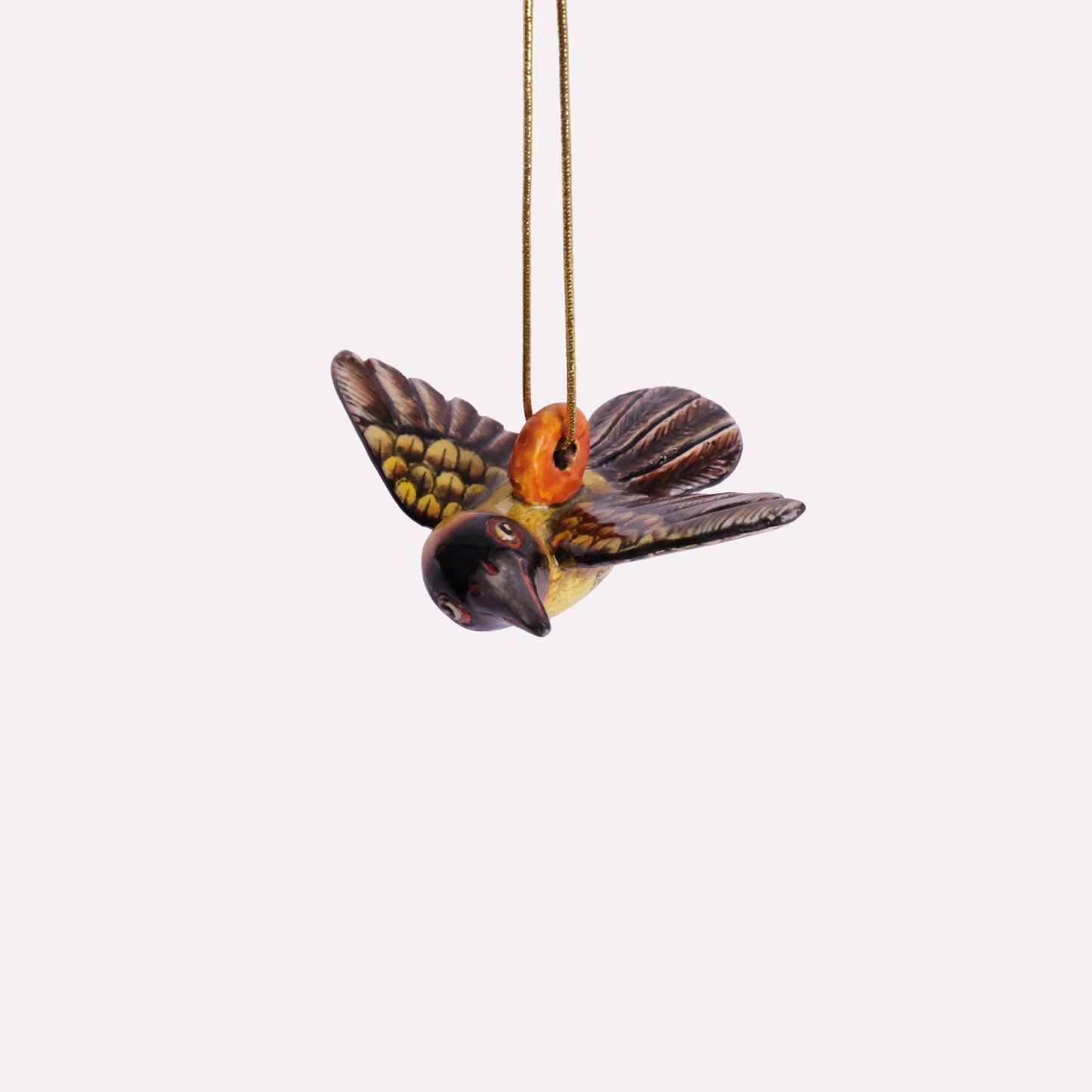 Masked Weaver Ornament