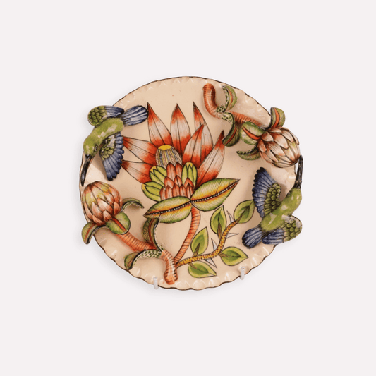 Sunbird and Protea Coin Dish