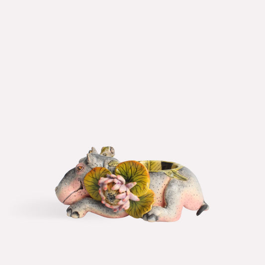 Hippo and Monkey Tealight