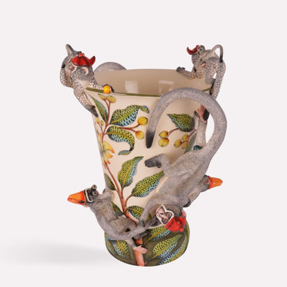 Monkey Troop Vase