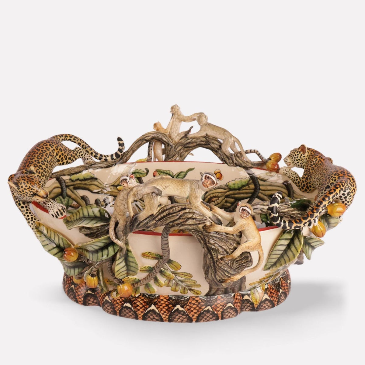 Leopard and Monkey Bowl