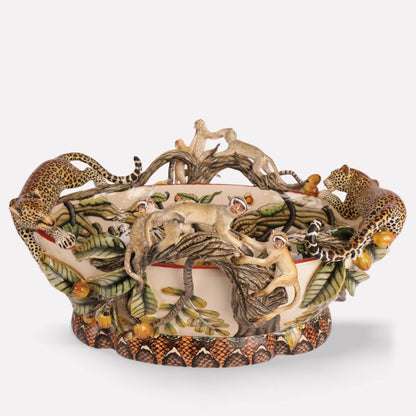 Leopard and Monkey Bowl