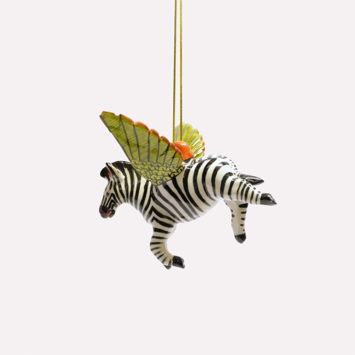 Flying Zebra Ornament