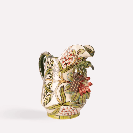 Sunbird and Protea Jug