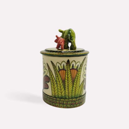 Rhino with Calf Spirit Candle
