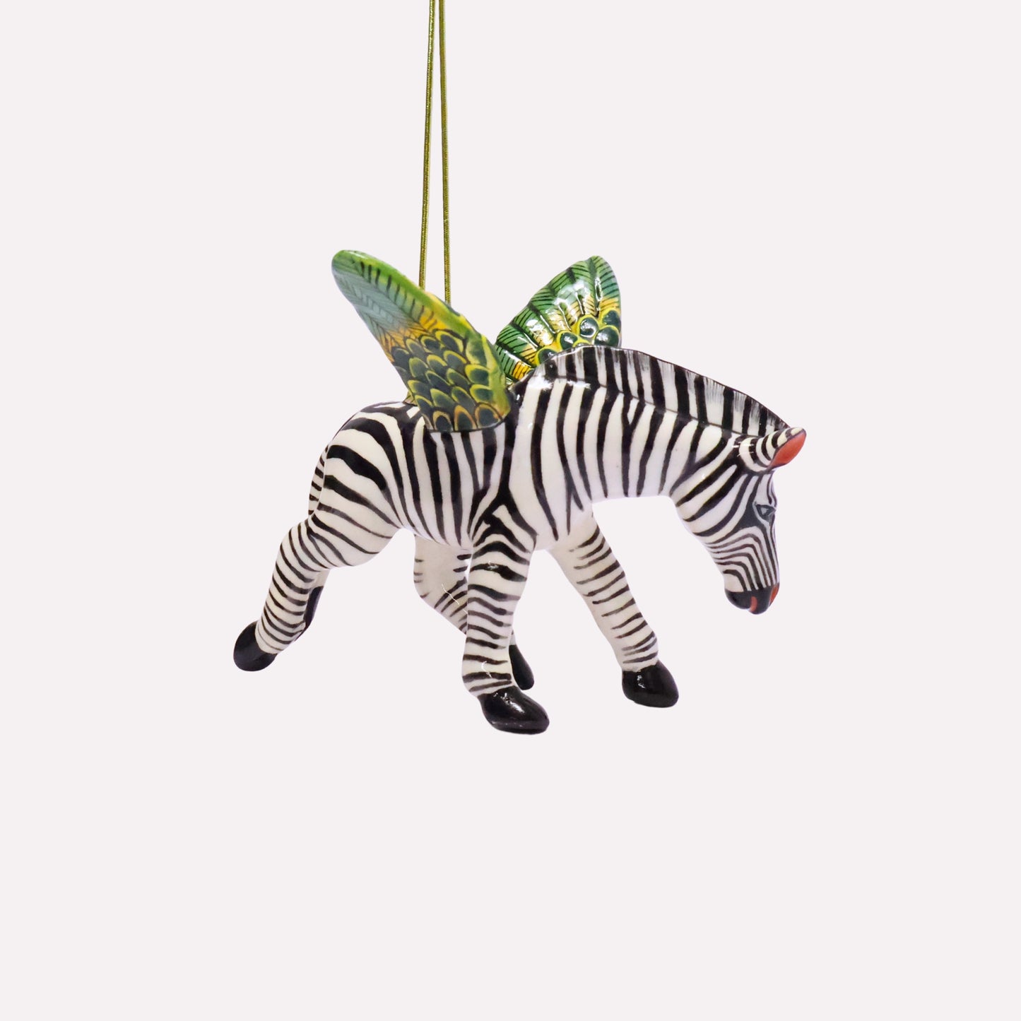 Flying Zebra Ornament