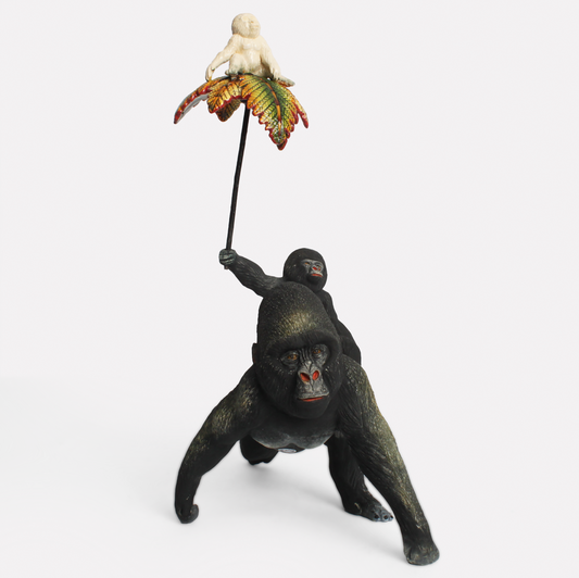 Gorilla with baby Rider