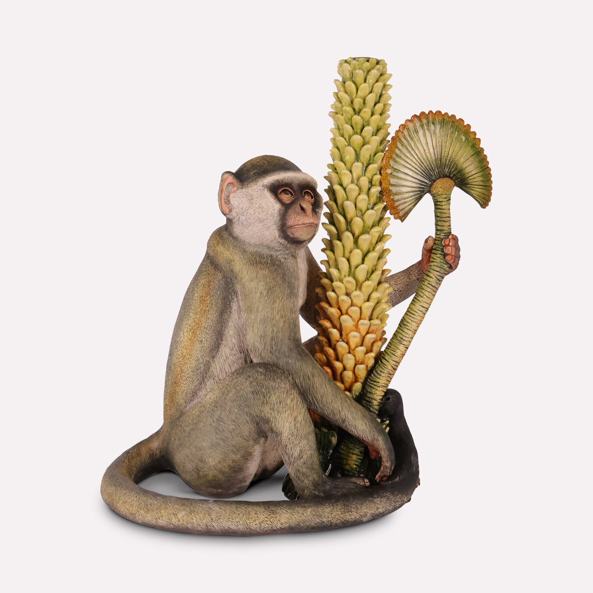 Monkey Palm Frond Lamp Base
