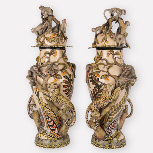Monkey Tales Urns