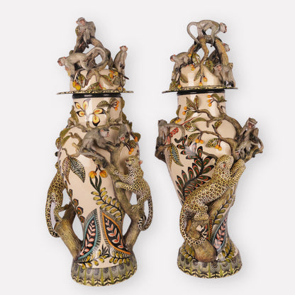 Monkey Tales Urns