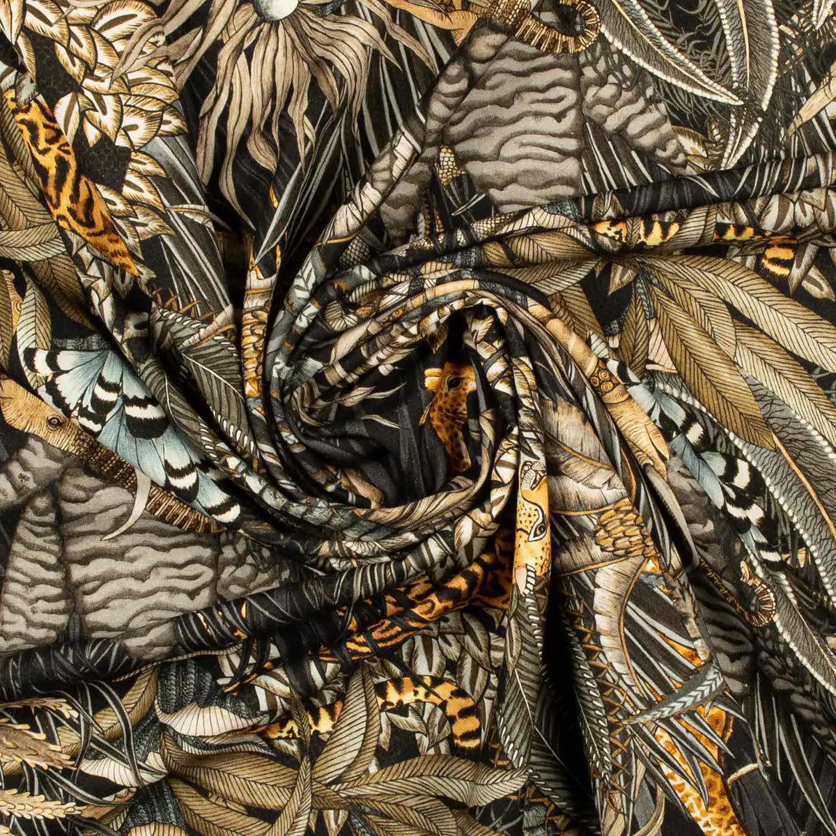 Sabie Forest Moonlight Linen Fabric Ardmore Design