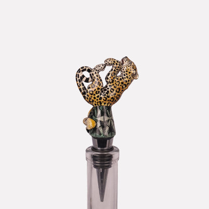 Leopard Ceramic Stopper