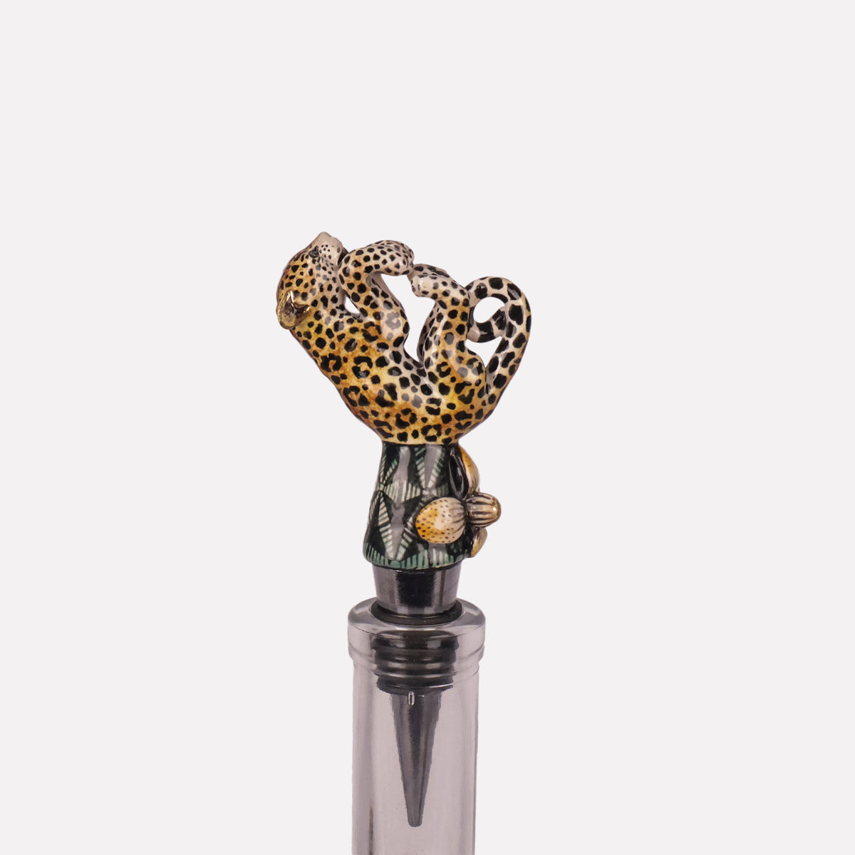 Leopard Ceramic Stopper