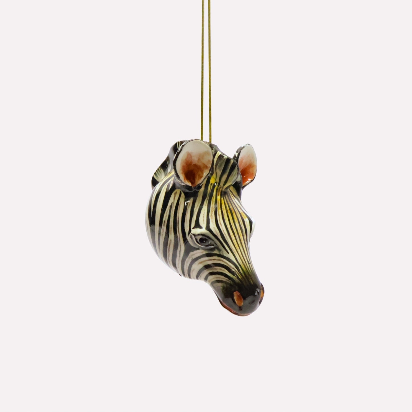 Zebra Head Ornament