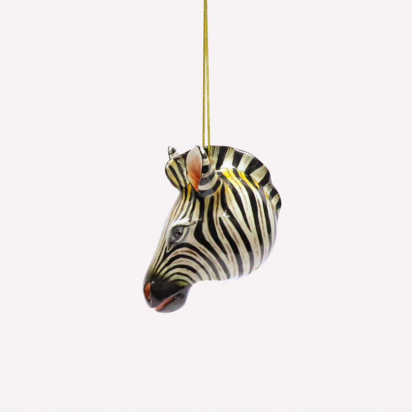 Zebra Head Ornament