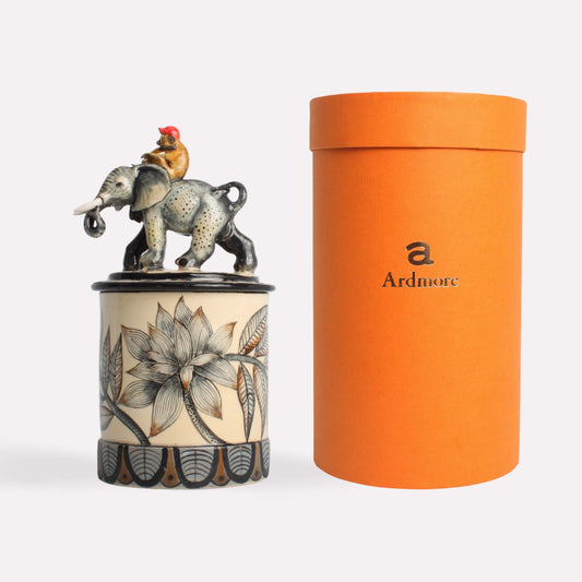 Elephant and Monkey Spirit Candle
