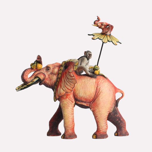 Elephant and Monkey Rider
