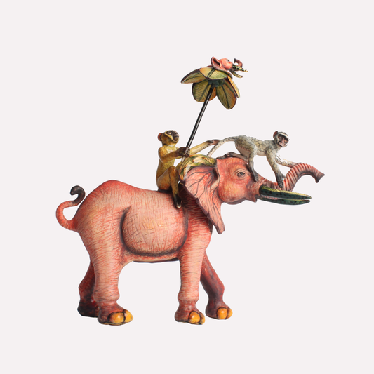 Elephant and Monkey Rider