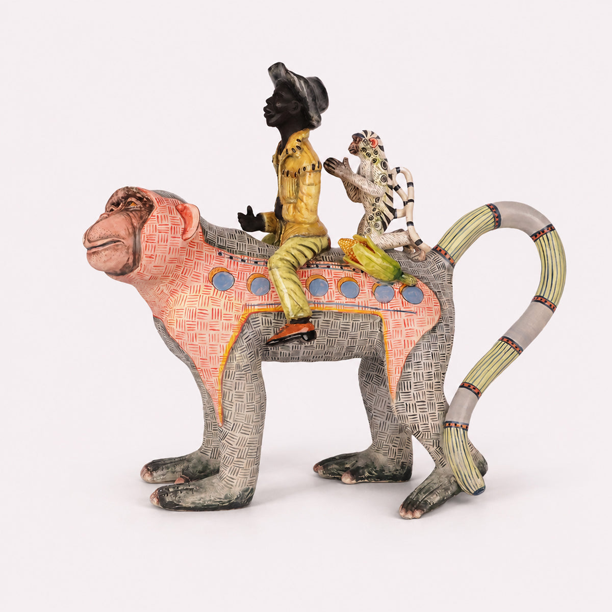 Wonderboy Meandering Monkey Sculpture