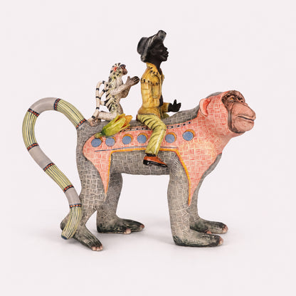Wonderboy Meandering Monkey Sculpture