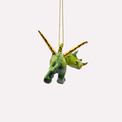 Flying Rhino Ornament