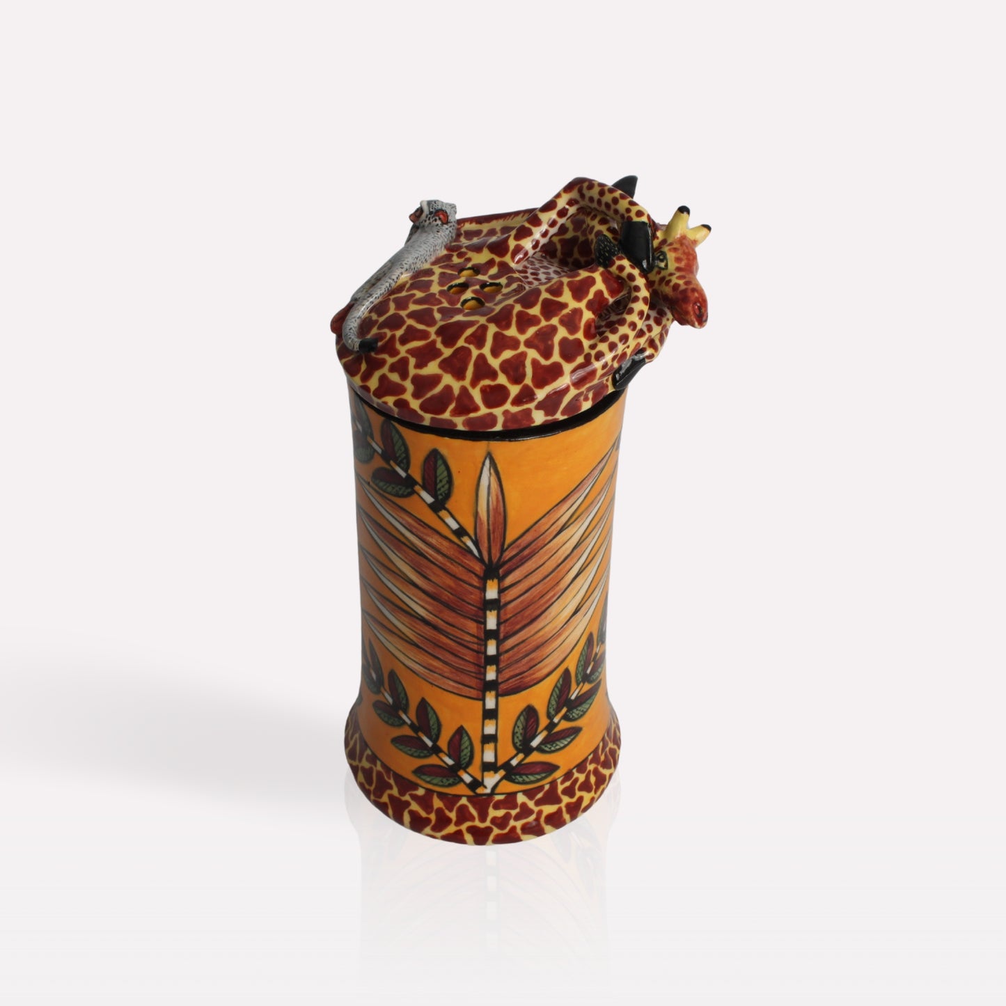 Giraffe and Monkey Diffuser Pot