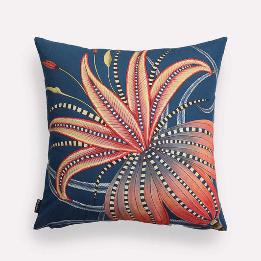 Thanda Nests Midnight Cotton Cushion Cover