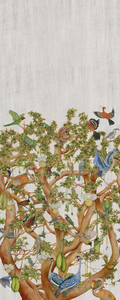 Tree of Life Platinum Wallpaper Ardmore Design
