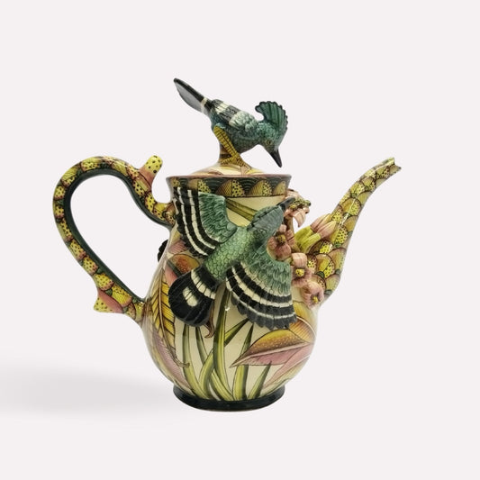 African Hoopoe Teapot