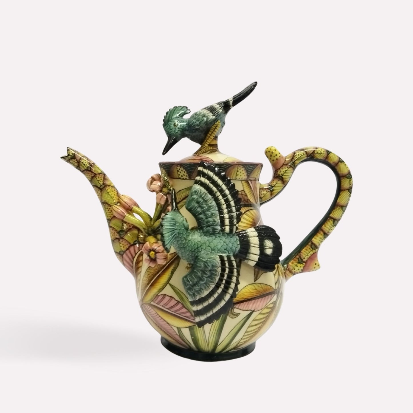 African Hoopoe Teapot