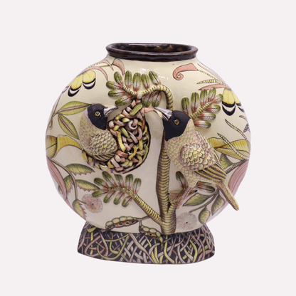 Weaver Bird Vase