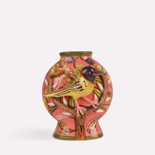 Weaver Bird Small Vase