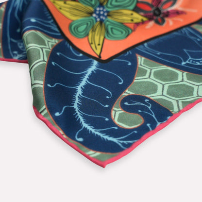 Wonderboy Love Story Silk Scarf Coral 65