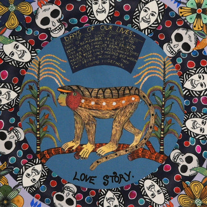 Wonderboy Love Story Silk Pocket Square Frost 43