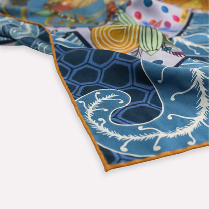 Wonderboy Love Story Silk Scarf Frost 90