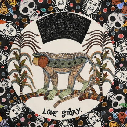 Wonderboy Love Story Silk Pocket Square Moonlight 43