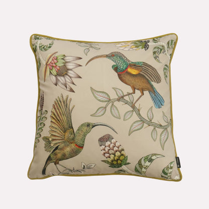 Protea Garden Stone Cotton Cushion Cover