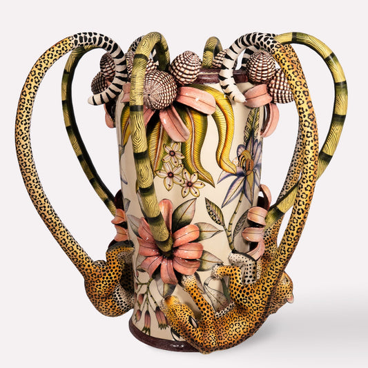 Protea and Panthera Vessel