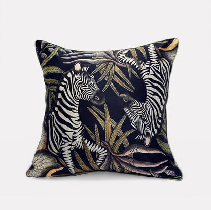 Thanda Stripe Night Silk Cushion Cover