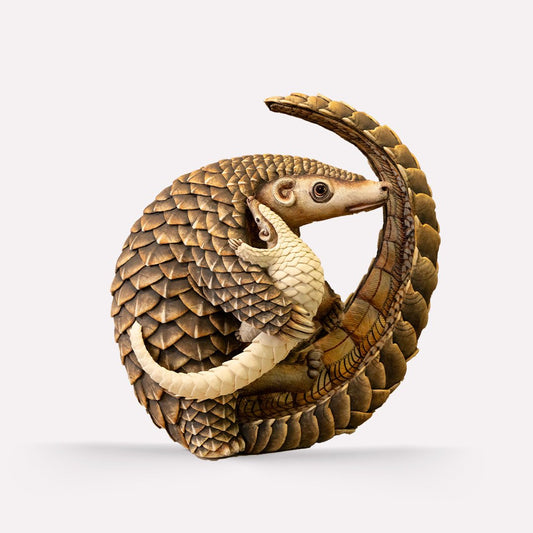 Pangolin and Pangopup Sculpture